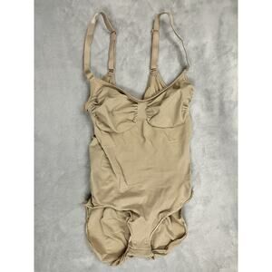 SKIMS 2X/3X Seamless Sculpt Brief Bodysuit Clay Beige Snap Gusset NWOT Snatch Up